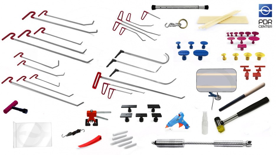 Комплект профессионального инструмента PDR START (82 предмета)